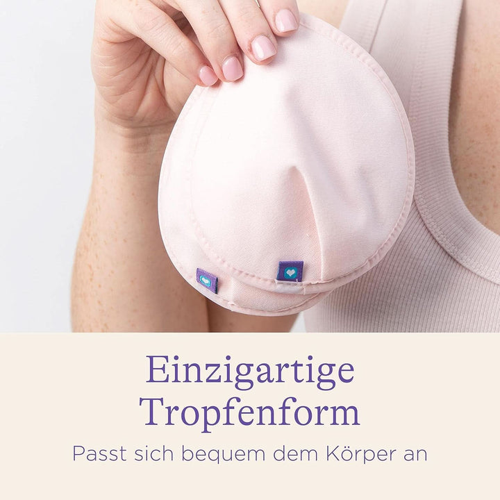 Lansinoh Waschbare Stilleinlagen Hellrosa & Schwarz - 8 Stück Inkl. Wäschenetz - Ultrasaugfähig, Superweich Und Wiederverwendbar Accesorii Hrana si Alaptare Bebe Naty Shop