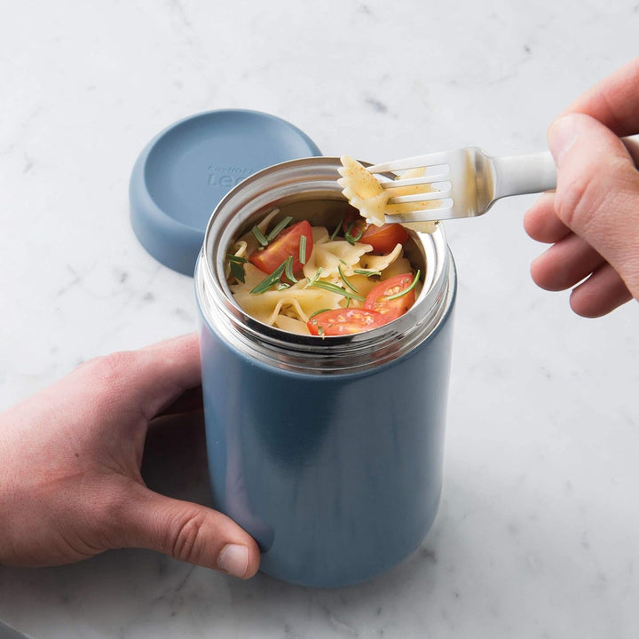 Recipient izoterm pentru alimente BergHoff 0,75 l (recipient termic, menține alimentele + băuturile calde sau reci timp de până la 6 ore, fabricat din oțel inoxidabil, recipient pentru păstrarea căldurii, lavabil în mașina de spălat vase) 3950134 Cutii depozitare alimente Naty Shop