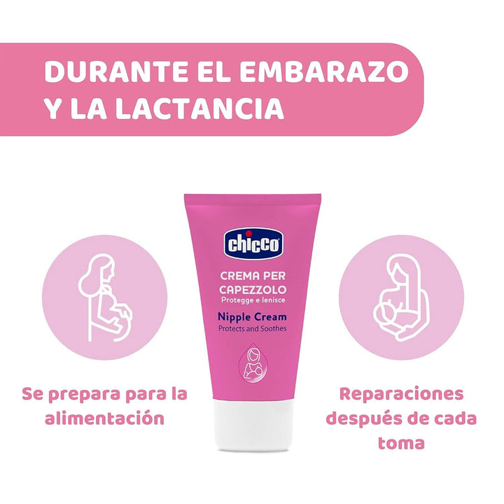 Chicco Brustwarzencreme, Bereitet Die Brustwarze Auf Das Stillen Vor, Nährend, Parfümfrei Und Sicher Für Kinder, Hinterlässt Keine Flecken Auf Dem Gewebe Accesorii Hrana si Alaptare Bebe Naty Shop