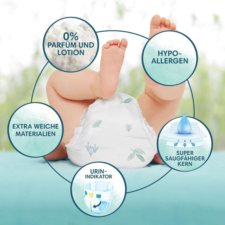 Pampers Scutece pentru copii mărimea 4 (9-14 kg) Harmony, 174 buc Mama si Copilul Naty Shop