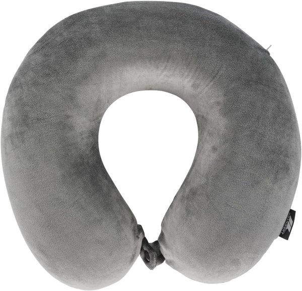 Trespass Memow Memory Foam Pernă pentru gât cu capac detașabil, gri, fiecare Perne ortopedice cervicale Naty Shop Gri Each