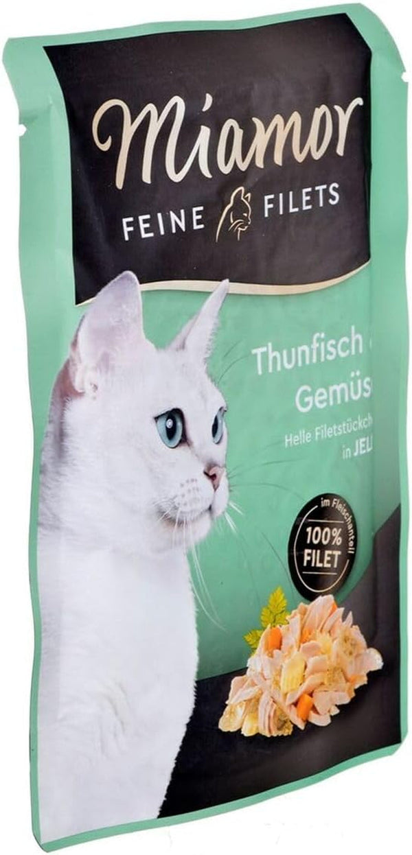 Fileuri fine în jeleu ton și legume 24X100G