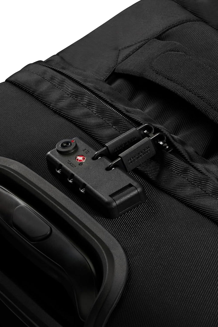 American Tourister Urban Track - Geantă de voiaj cu 2 roți, 55cm, 55L, negru (Asphalt Black) Bagaje și echipament de călătorie Naty Shop