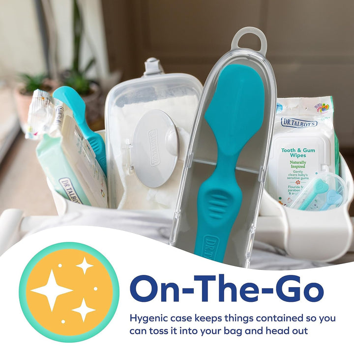 Aplicator de cremă pentru scutece Nuby - Spatulă pentru cremă împotriva erupțiilor cutanate | inclusiv cutie de călătorie | potrivit de la naștere Copii - Baie si Skincare Naty Shop