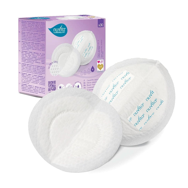 Nuvita 1202 - Absorbante pentru alăptare de zi și de noapte Accesorii Hrana si Alaptare Bebe Naty Shop 30 1202 (30 Pcs)