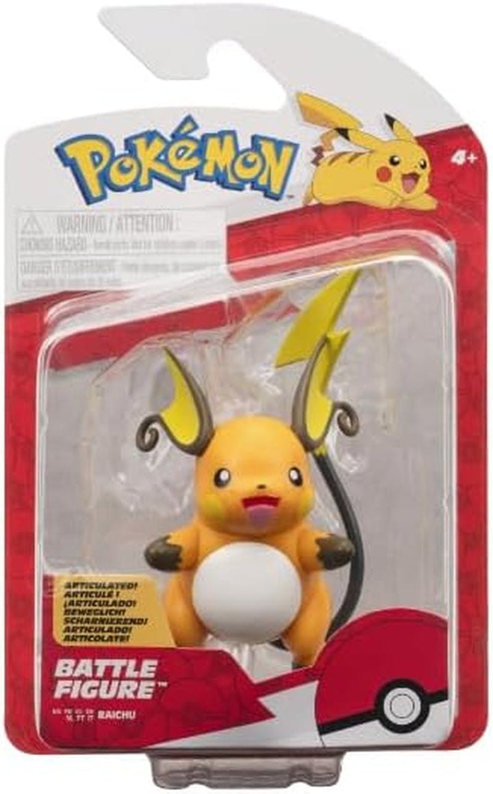 Pokémon Battle Figure Pack - 5Cm Figure Raichu Yellow/Orange - Pokemon Playset oficial pentru copii 4+ ani Action figures Naty Shop Titlu implicit