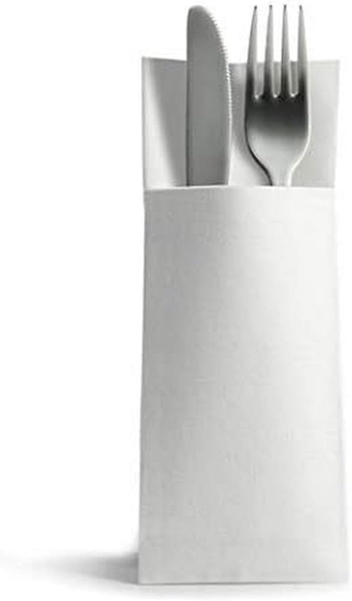 Airlaid 50 de șervețele pentru tacâmuri pungi pentru tacâmuri, asemănătoare țesăturii, șervețel de unică folosință de înaltă calitate, Bordeaux, 32X40 Cm