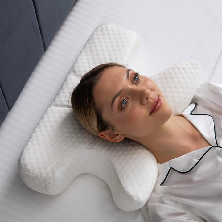 Pernă de frumusețe. Pernă de frumusețe. anti-rid, anti-rid, anti-îmbătrânire, pernă anti-îmbătrânire, pernă din spumă cu memorie. Pernă pentru dormit lateral. Pernă pentru susținerea gâtului. Pernă de susținere a spatelui. (BSP3) Perne ortopedice cervicale Naty Shop