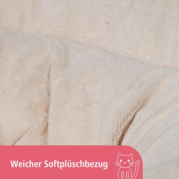 Kerbl 82640 Șezlong Alice, Diametru 58 cm, Înălțime 36 cm, Bej, 1 Bucată (1 Pachet)