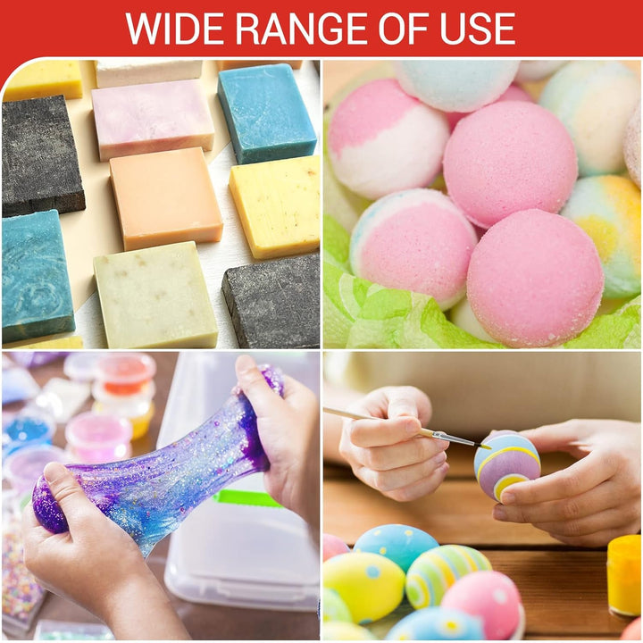 Colorant alimentar lichid – 12 culori colorant alimentar foarte concentrat pentru copt, băuturi, macaroane, fondant, decorare tort, set de coloranți alimentari pentru săpunuri DIY, slime, meșteșuguri (6 ml fiecare)