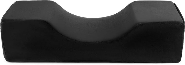 QWORK® Pernă pentru gene, pernă de machiaj de frumusețe în formă de U, pernă ergonomică pentru gene pentru alungire, pernă pentru gene din spumă de memorie pentru uz casnic în salonul de frumusețe (negru) Perne ortopedice cervicale Naty Shop Titlu implicit