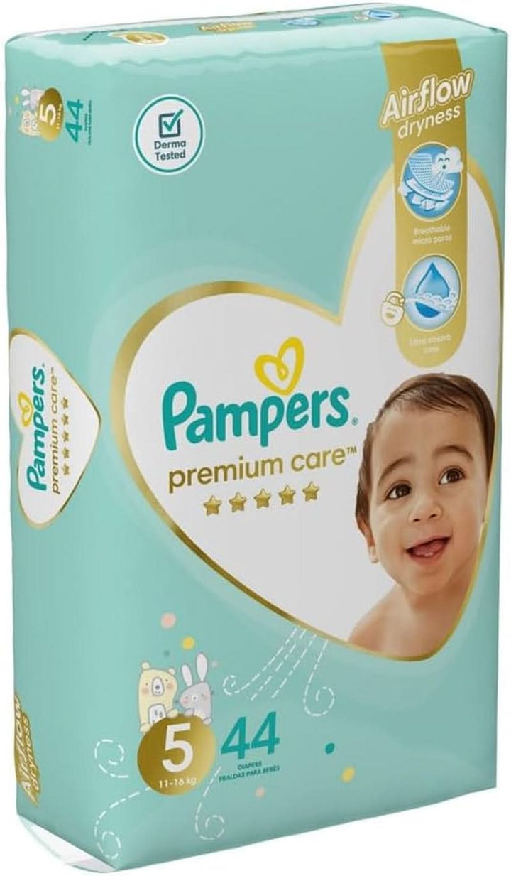 Pampers Premium Care scutece, mărimea 5 , 11 - 18 kg , 44 buc Mama si Copilul Naty Shop