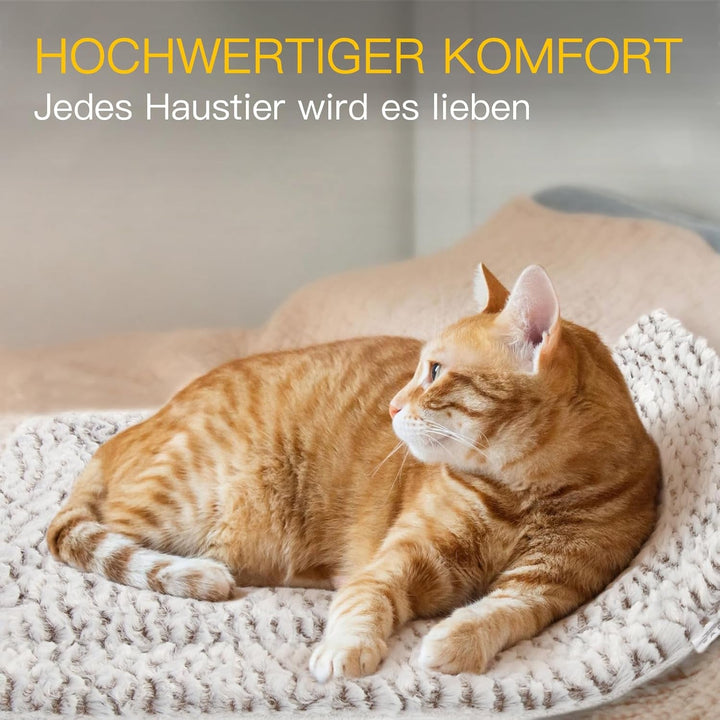 Mora Pets Șezlong pentru pisici, pat pentru pisici, pătură încălzită pentru pervaz, pătură autoîncălzitoare, pătură electrică fără electricitate, pătură autoîncălzitoare, reversibilă și moale, șezlong pentru pisici, 90 x 28 cm