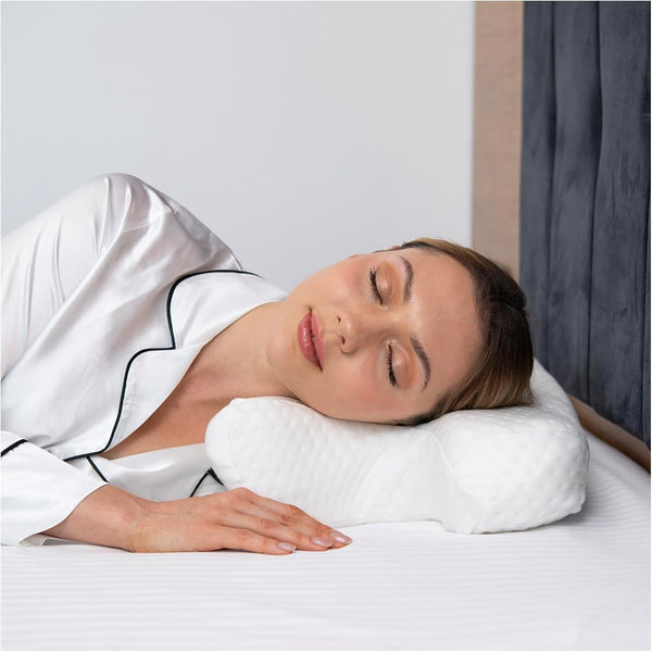 Pernă de frumusețe. Pernă de frumusețe. anti-rid, anti-rid, anti-îmbătrânire, pernă anti-îmbătrânire, pernă din spumă cu memorie. Pernă pentru dormit lateral. Pernă pentru susținerea gâtului. Pernă de susținere a spatelui. (BSP3) Perne ortopedice cervicale Naty Shop Ex3