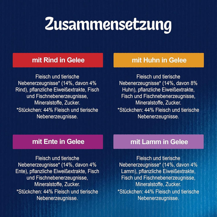 FELIX atât de bun pe cât pare Varietate de arome din țară în jeleu hrană umedă pentru pisici 44X85G pungă porție