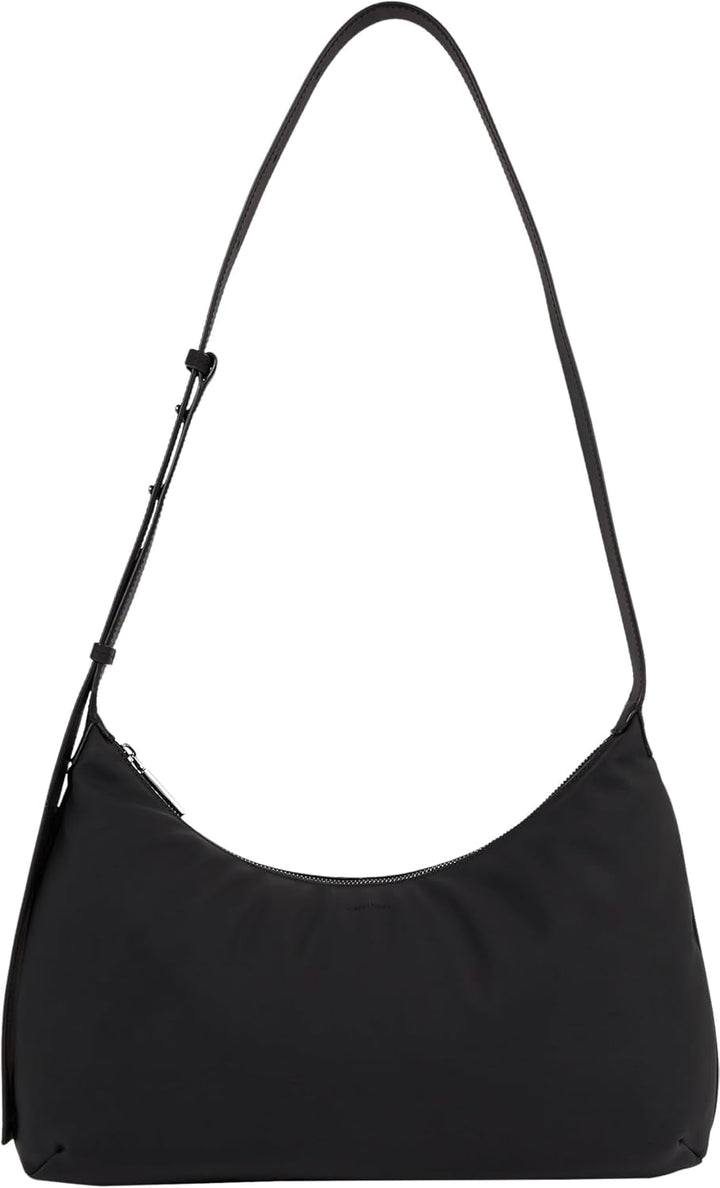 Calvin Klein Ladies Tote Bag Bag Soft Medium Large cu fermoar, Negru (Ck Black), Marime unu Genti Femei Naty Shop Titlu implicit