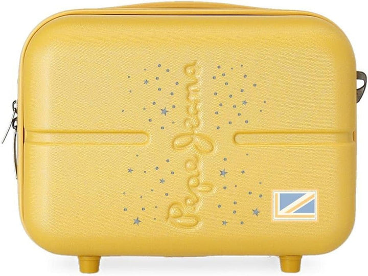 Cărucior de cabină Pepe Jeans Jane, 40 x 55 x 20 cm, negru, 40x55x20 cms, valiză de cabină Bagaje și echipament de călătorie Naty Shop Ocru Geantă de toaletă de la Abs