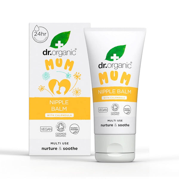Balsam pentru sfarcuri Dr Organic cu Calendula, Lanolină, Alinare naturală, Pentru răni și sfârcuri crăpate, 30 ml Accesorii Hrana si Alaptare Bebe Naty Shop