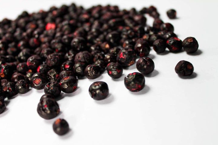 Coacăze negre liofilizate 250g - Fructe liofilizate - Fructe uscate liofilizate - Coacăze negre uscate pentru coacere, muesli, decorarea prăjiturilor, deserturi Produse deshidratate Naty Shop