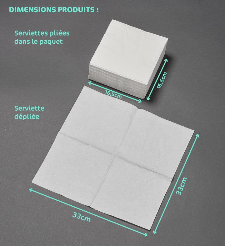 20 șervețele, motiv: Les Ptits Monster, 3 straturi, 33 X 33 cm