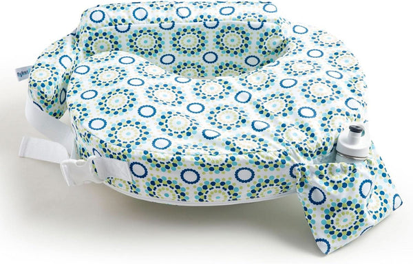 MY BREST FRIEND Baby Wild - Perna americană pentru alăptare, originală, ușor de întreținut Accesorii Hrana si Alaptare Bebe Naty Shop Alb verde albastru turcoaz 57 X 40 X 14 Cm Exterior: 100 poliester / umplutura: spuma 100 poliuretan, spumat la rece