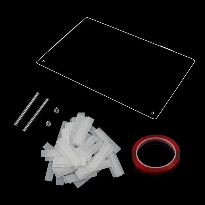 Panou din sticlă acrilică pentru prezentarea unghiilor cu benzi de afișare și nano-adeziv, expoziție de vârfuri de unghii, card transparent de culori pentru nail art, afișaj nail art, afișaj pentru exerciții de unghii (transparent)