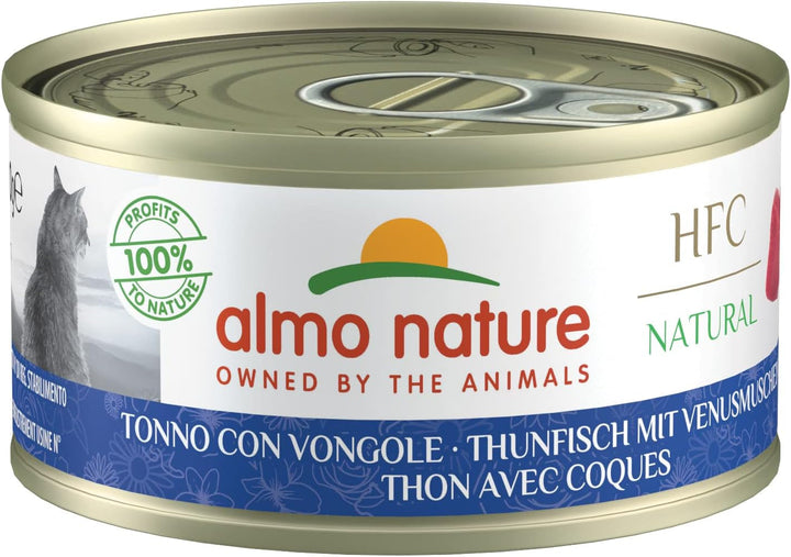 Almo Nature HFC Natural Cat Food Wet - Ton cu scoici 24Pack (24 X 70G)