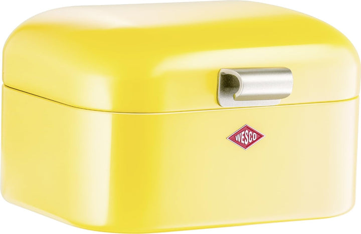 Wesco 235 001 Mini Grandy coș pentru pâine 17 x 18 x 12 cm (L/W/H) roz, oțel inoxidabil Cutii depozitare alimente Naty Shop Lemonyellow