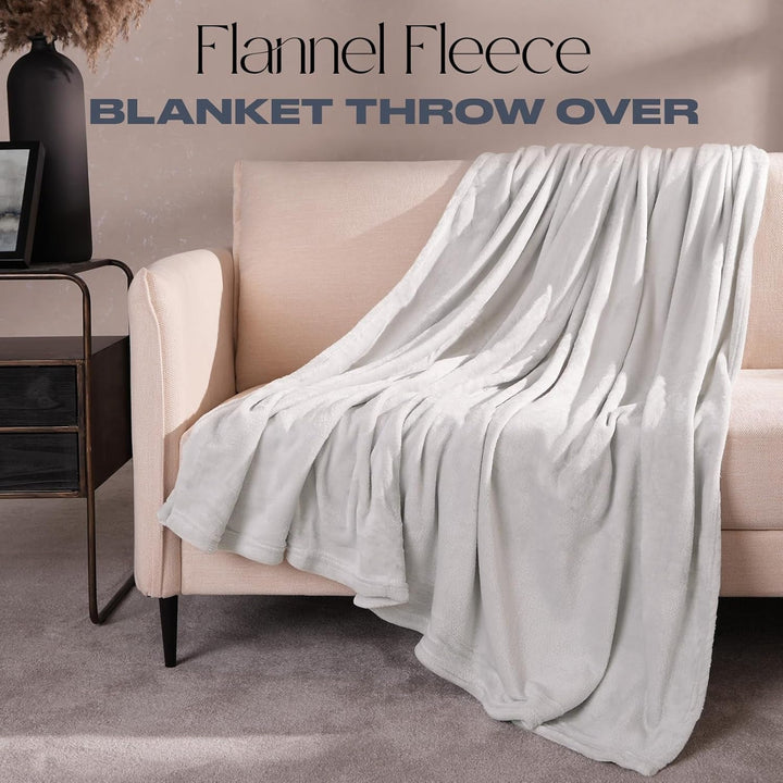 Cuvertură de pat Brentford's Ultra Soft Fleece, Silver Grey, Large Double - 150 X 200Cm Paturi si Cuverturi Besuche den Brentfords-Store