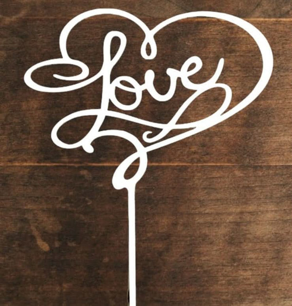 Decoratiune necomestibila din lemn, LOVE Nati Shop