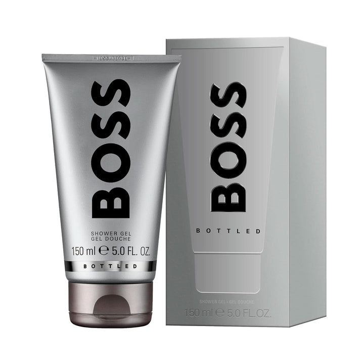BOSS , gel de duș, parfum oriental lemnos pentru bărbați cu note de scorțișoară și mosc, 150 ml Duș și baie Naty Shop