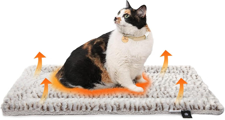 Mora Pets Șezlong pentru pisici, pat pentru pisici, pătură încălzită pentru pervaz, pătură autoîncălzitoare, pătură electrică fără electricitate, pătură autoîncălzitoare, reversibilă și moale, șezlong pentru pisici, 90 x 28 cm