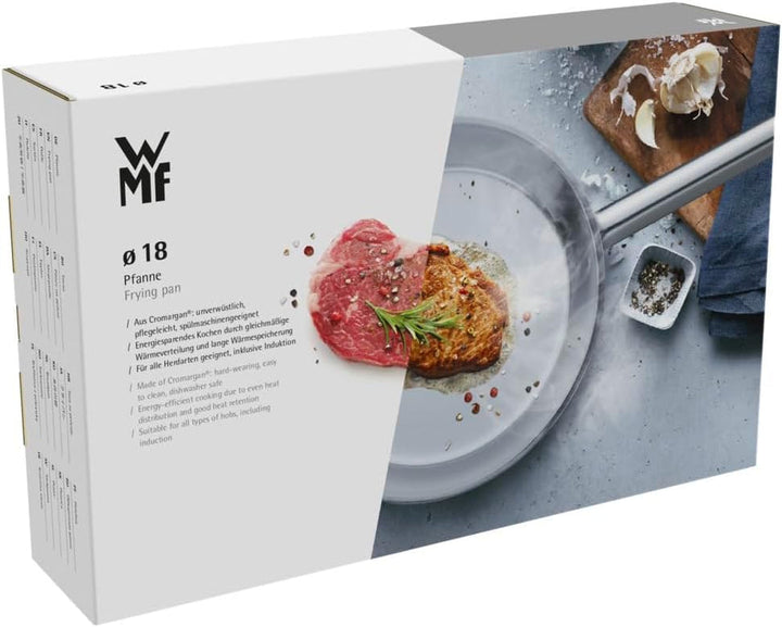 WMF Mini tigaie acoperită mică 18 cm, Cromargan din oțel inoxidabil lustruit, inducție Oale si Tigai Naty Shop