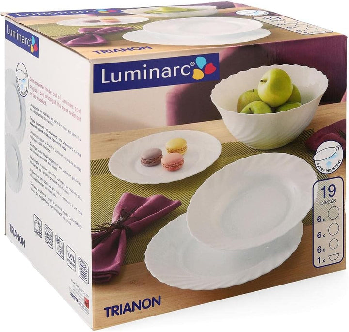 Serviciu de masă Dajar, alb Seturi vesela masa Naty Shop