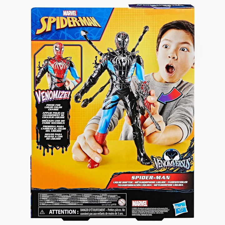 Marvel Spider-Man Venomversus Spider-Man Schimbător de culori Figura de acțiune cu accesoriu Action figures Naty Shop