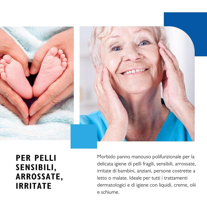 BIODERM Cellusoft - Laveta moale de unica folosinta din vascoza si poliester Servetele Umede Bebelusi Naty Shop