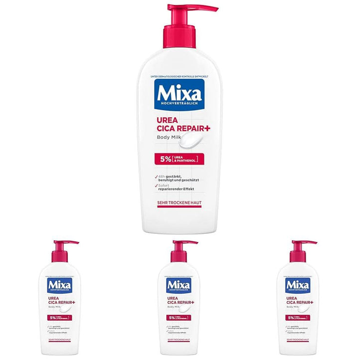 Mixa Urea Cica Body Lotion, Loțiune de corp calmantă și protectoare, 250 ml Cosmetice si Infrumusetare Naty Shop 250 ml (set 4 bucati) Lotiune de corp
