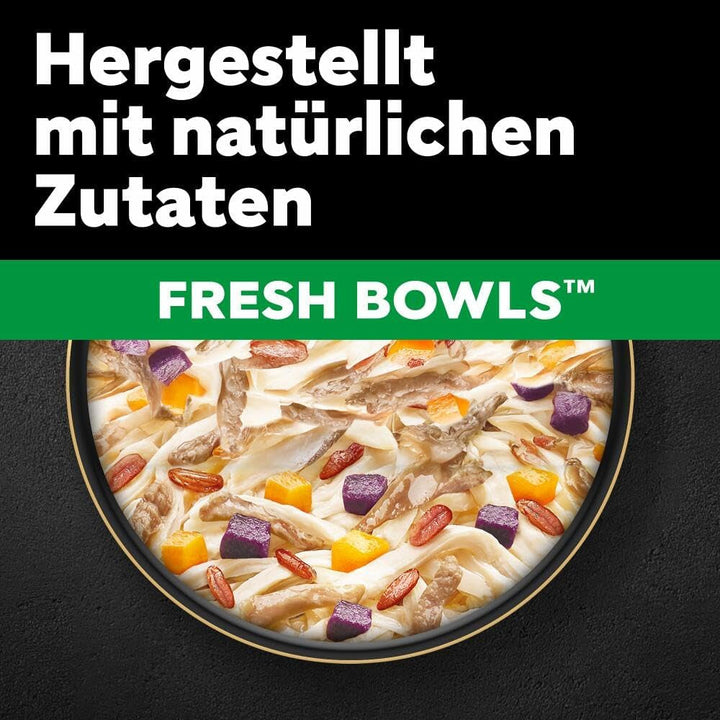 Bol cu rață, morcov, carne de vită, orez și pasăre în sos 2 X 5 X 85 G