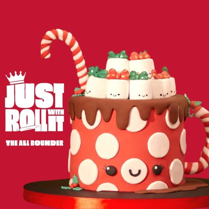 Fondant maro închis 250 g - Gata de întins, perfect pentru glazura și decorarea prăjiturilor, cupcakes și biscuiți - maro închis - 250 g Pasta de zahar Naty Shop