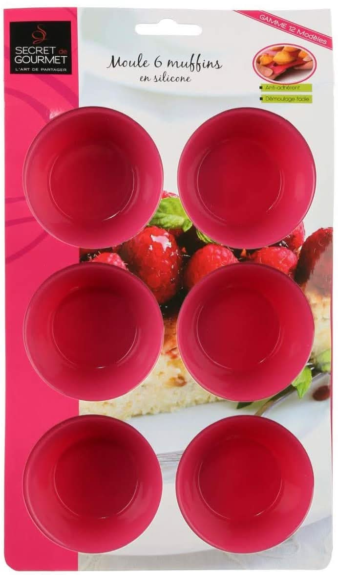 Forma Silicon Muffin / Cupcake, 6 cavitati Nati Shop