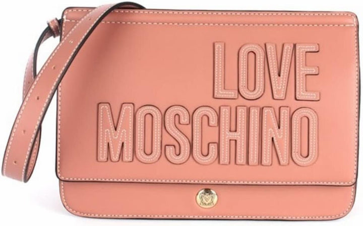 Geantă de umăr Love Moschino Borsa A Spalla Da Donna pentru femei, colecția Toamnă-Iarnă 2021 Genti Femei Naty Shop Roz