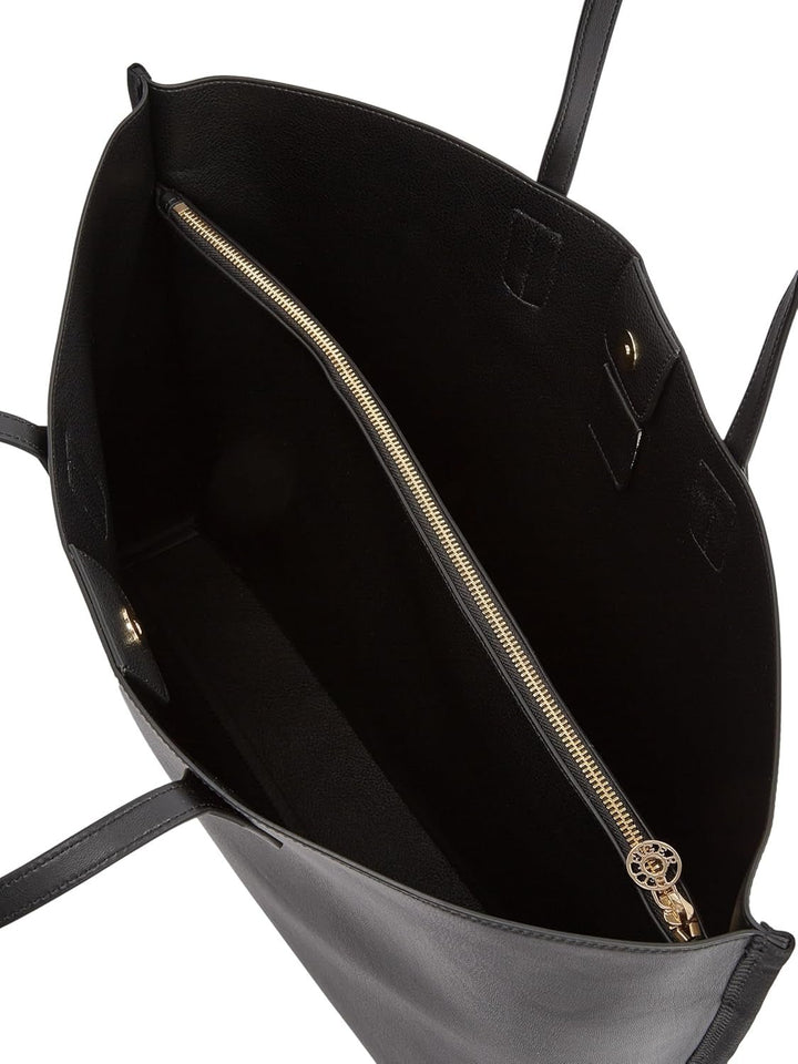 Geantă tote pentru femei Tommy Hilfiger Distinct cu fermoar, negru (Black), mărime naturală Genti Femei Naty Shop