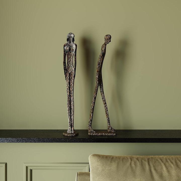 Kare Design obiect decorativ Art Lady Bronz, figurină decorativă, rășină, aspect antic, statuie, decor, obiect de artă, accesoriu, 78x13,5x13,5cm Statuete si sculpturi Naty Shop