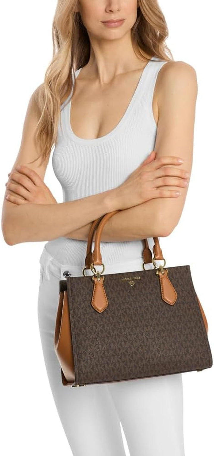 Michael Kors Ladies Md Satchel Bag Genti Femei Naty Shop