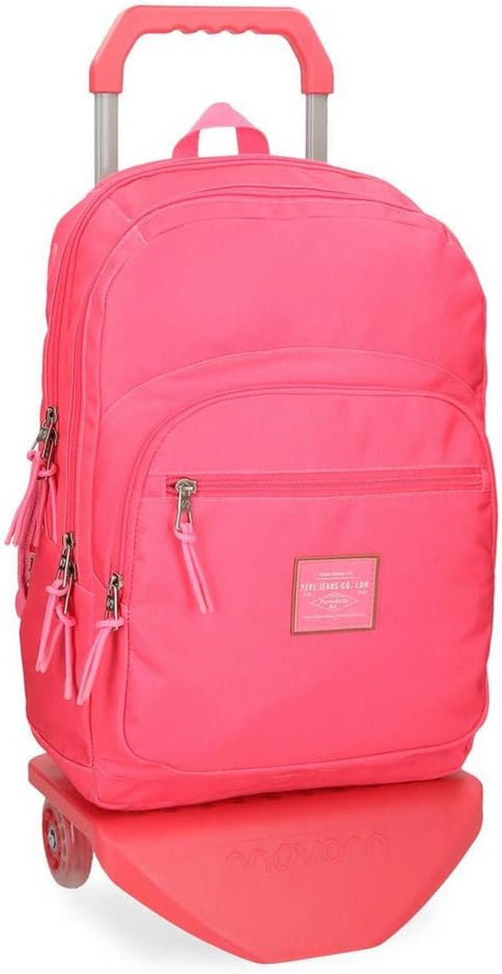 Pepe Jeans Cross An Trolley Rucsac personalizabil Verde 32x44x15 cms Poliester 0 21.12L Rucsacuri si ghiozdane premium Naty Shop Fuchsia Rucksack 44 + Trolley