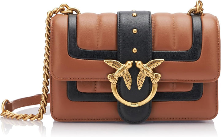 Pinko damer elsker en mini cl en enkelt side får napp line quilt taske