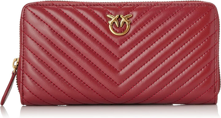 Pinko Women's Ryder Zip Around Sheep Nappa C Travel Accessories Wallet