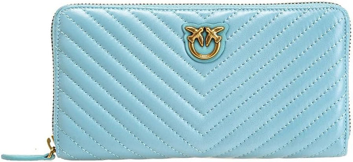 Pinko Women's Ryder Zip Around Sheep Nappa C Travel Accessories Wallet