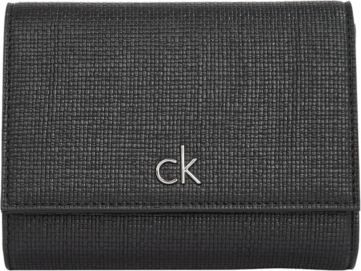 Portofel pentru femei Calvin Klein Daily Medium Trifold Klein, negru (Ck Black), mărime naturală Portofel Femei Naty Shop Titlu implicit