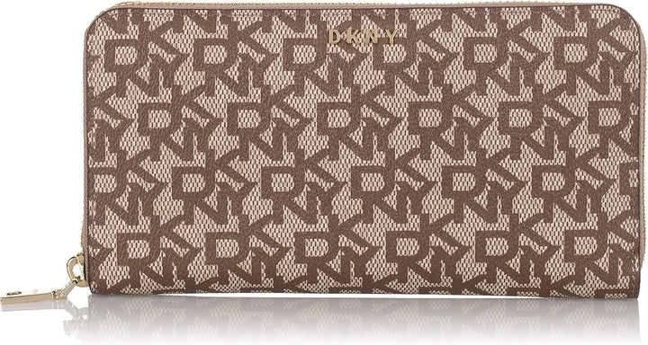 Portofel tri-fold Arou Bryant-New Zip DKNY pentru femei Portofel Femei Naty Shop Chino/caramel O mărime se potrivește tuturor